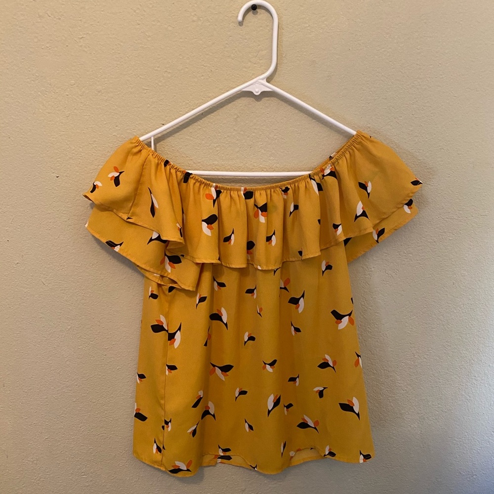 Off the shoulder blouse